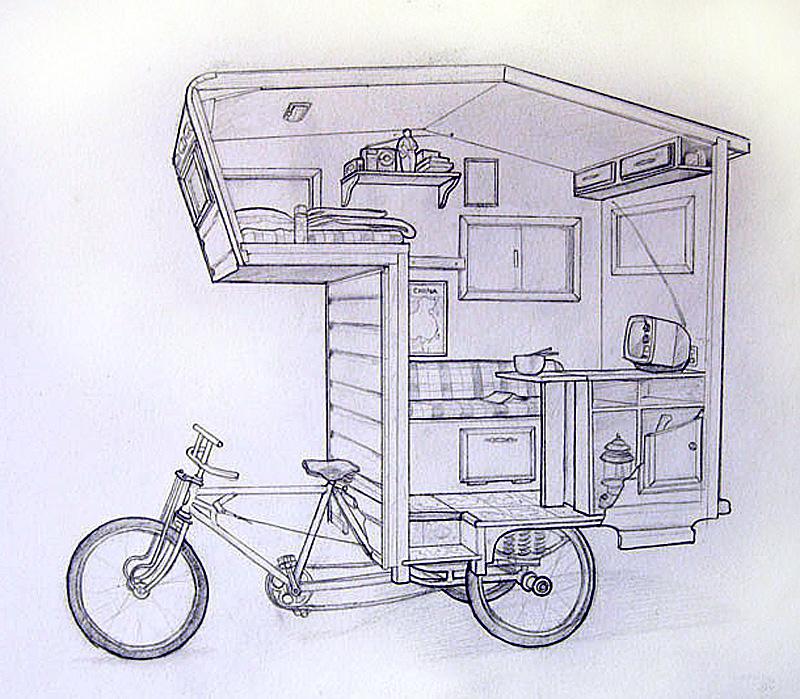 рисунок велосипеда кемпер байк Camper Bike